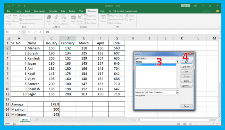 Create And Use Macros In A Spreadsheet Tutorialaicsip