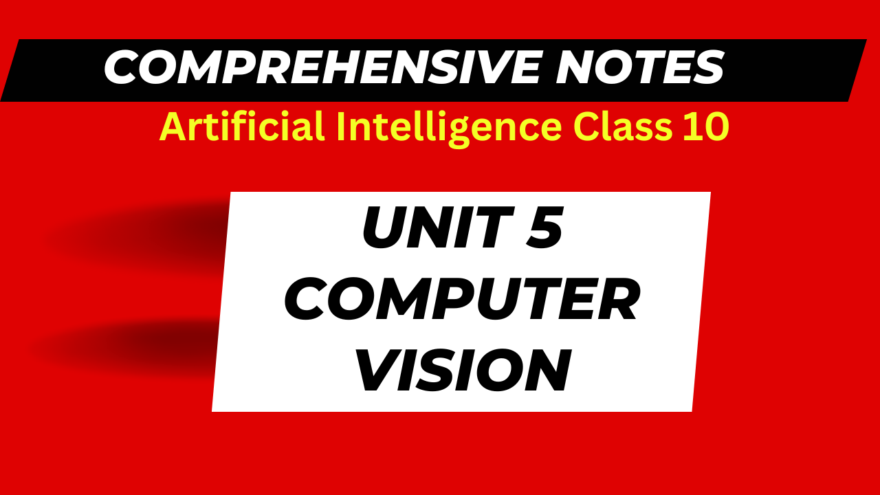 Unit 5 Computer Vision